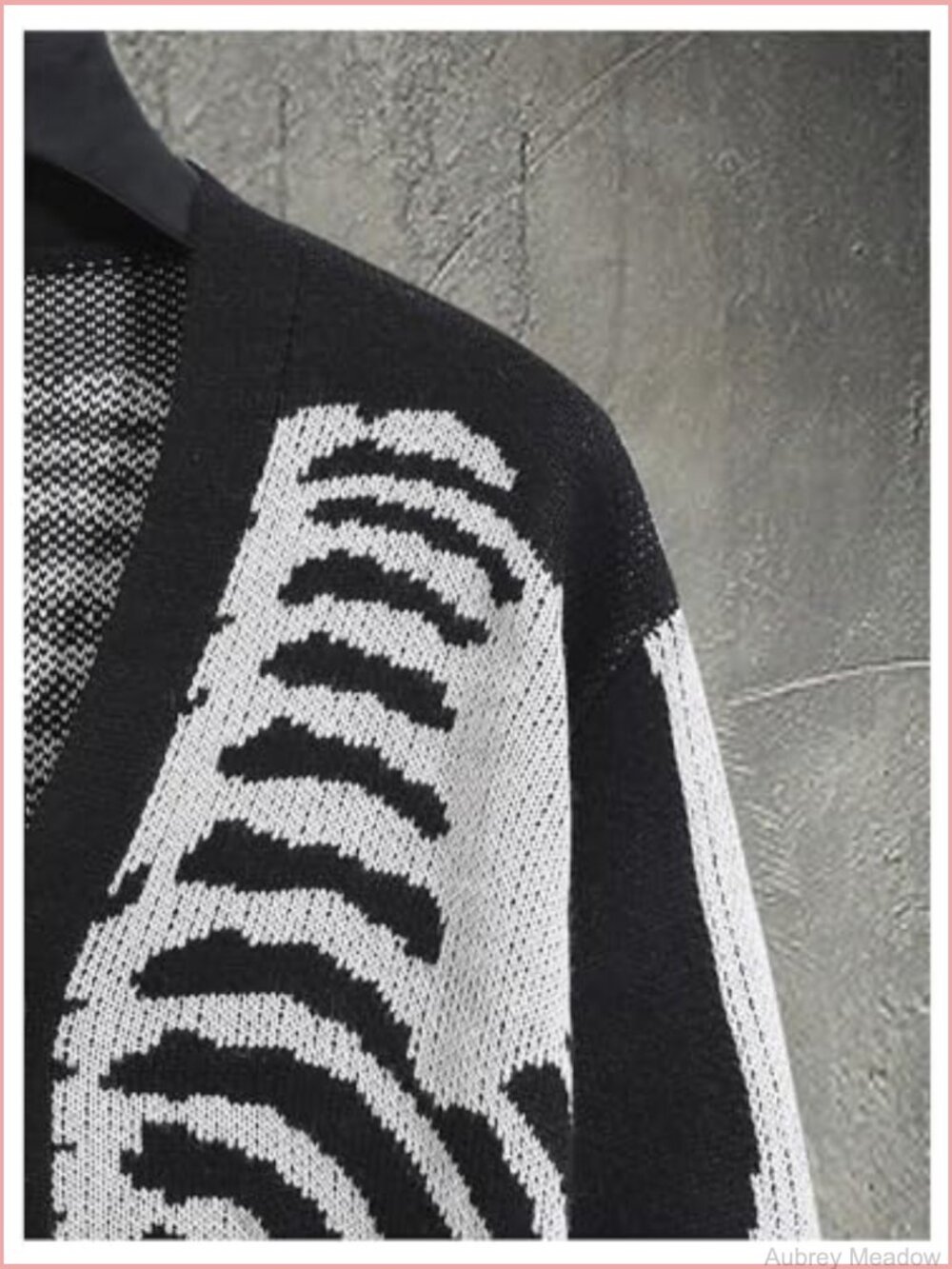 Women's Skeleton Print V Neck Button Down Goth Cardigan Grunge Loose Fit - Picture 4 of 6